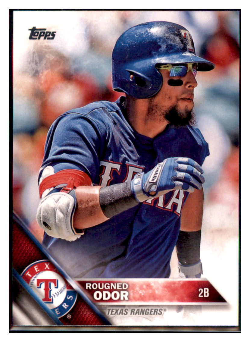 2016 Topps Texas Rangers Rougned
  Odor  Texas Rangers #TRA-6 Baseball
  card   MATV4 simple Xclusive Collectibles