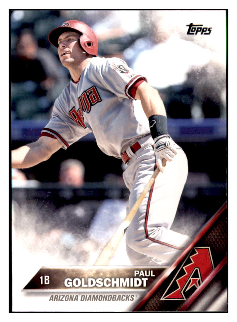 2016 Topps Paul Goldschmidt Arizona Diamondbacks #259 Baseball
card MATV4 simple Xclusive Collectibles