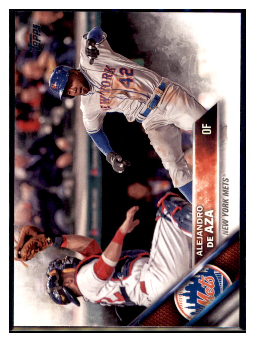 2016 Topps Update Alejandro de Aza  New York Mets #US238 Baseball card   MATV4 simple Xclusive Collectibles