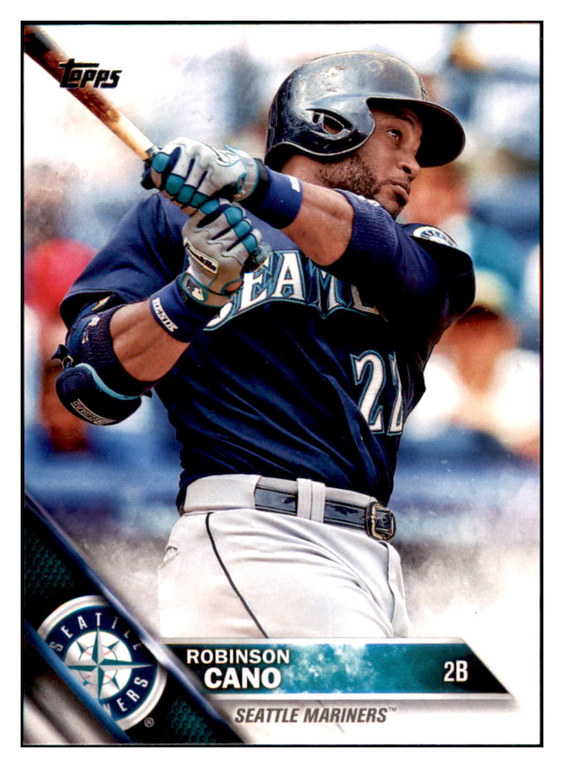 2016 Topps Robinson Cano Seattle Mariners #268 Baseball card MATV4 simple Xclusive Collectibles