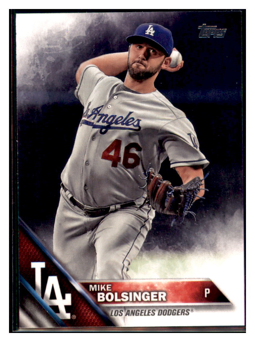 2016 Topps Update Mike Bolsinger Los Angeles Dodgers #US98 Baseball
card MATV4 simple Xclusive Collectibles