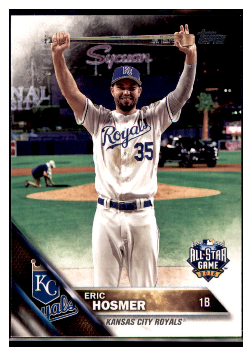 2016 Topps Update Eric Hosmer  Kansas City Royals #US194 Baseball
  card   MATV4 simple Xclusive Collectibles