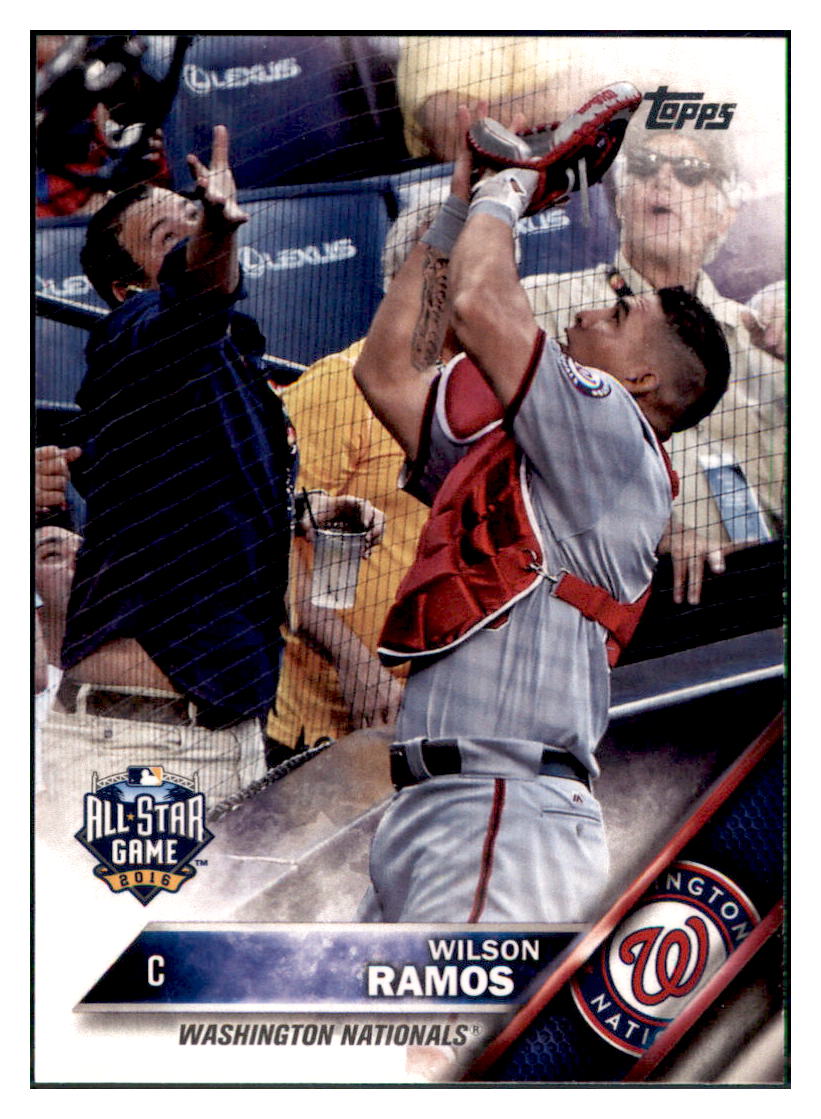 2016 Topps Update Wilson Ramos Washington Nationals #US15 Baseball
card MATV4 simple Xclusive Collectibles