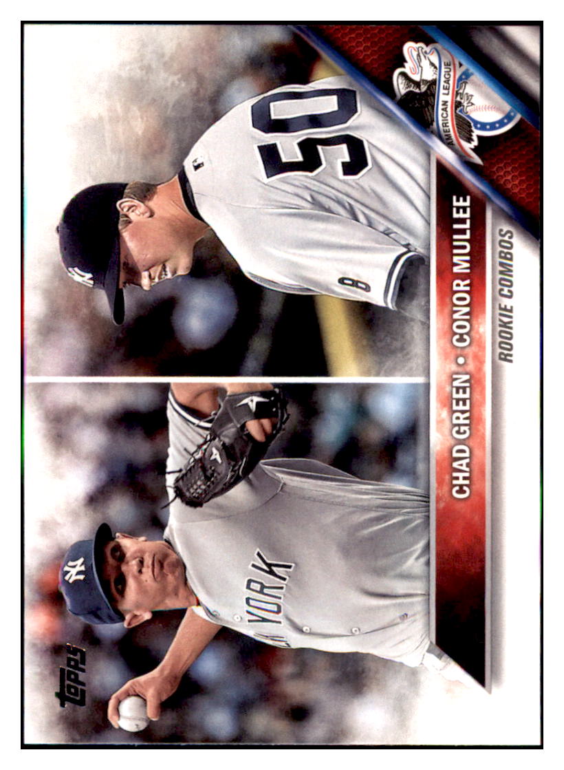 2016 Topps Update Conor Mullee / Chad
Green SN2016 New York Yankees #US3
Baseball card MATV4 simple Xclusive Collectibles