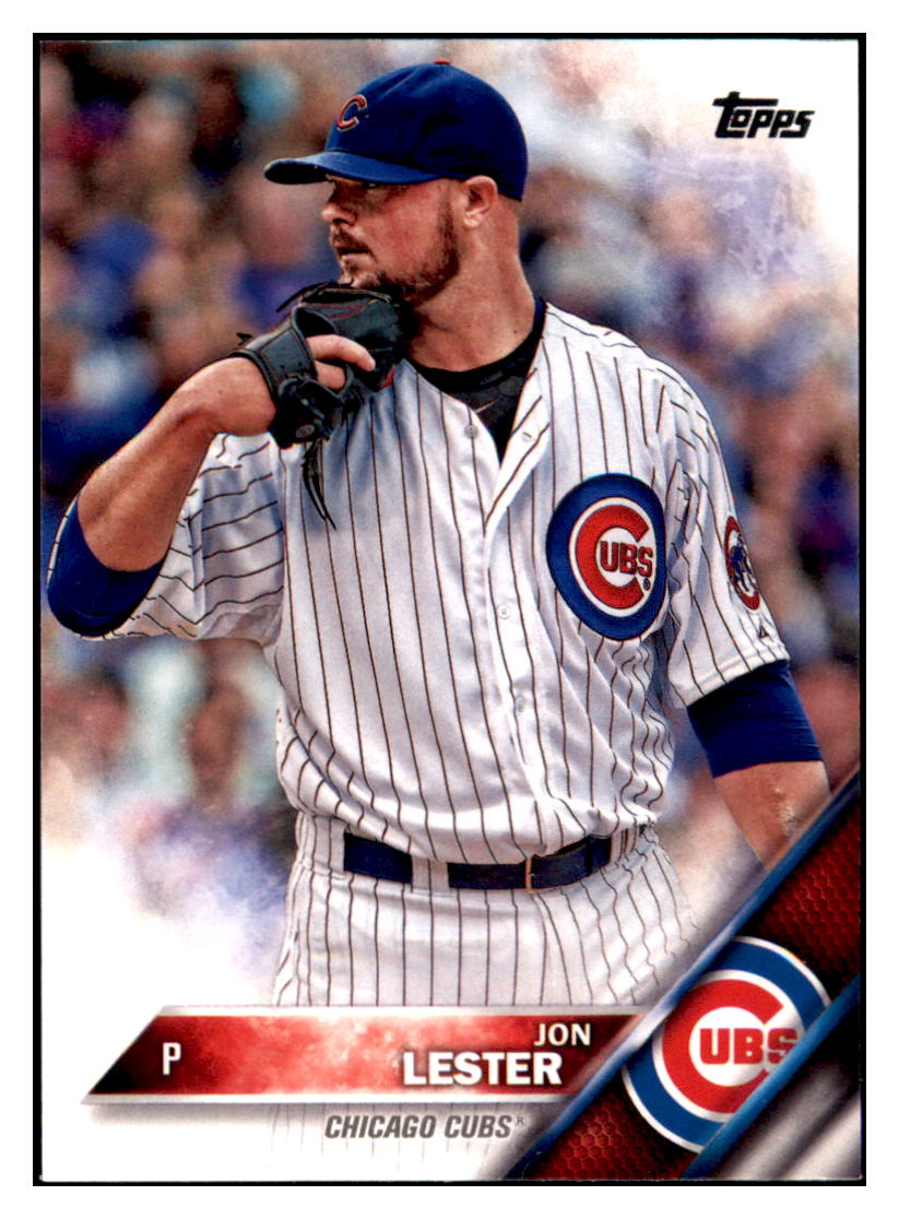 2016 Topps Jon Lester Chicago Cubs #151 Baseball card MATV4 simple Xclusive Collectibles