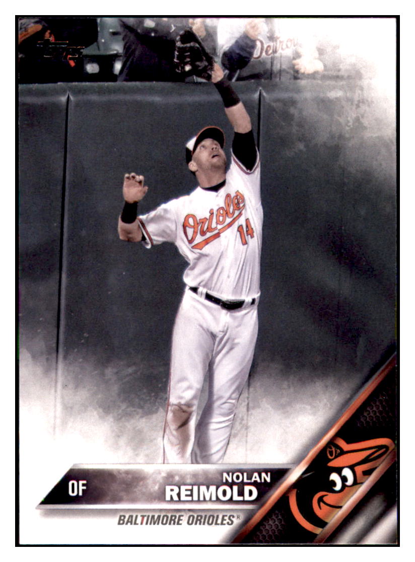 2016 Topps Update Nolan Reimold Baltimore Orioles #US155 Baseball card MATV4_1b simple Xclusive Collectibles