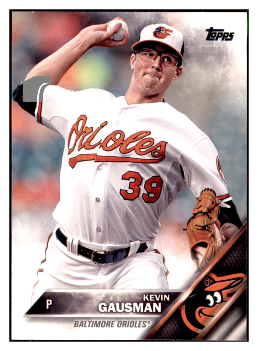 2016 Topps Kevin Gausman Baltimore Orioles #180 Baseball card   MATV4 simple Xclusive Collectibles