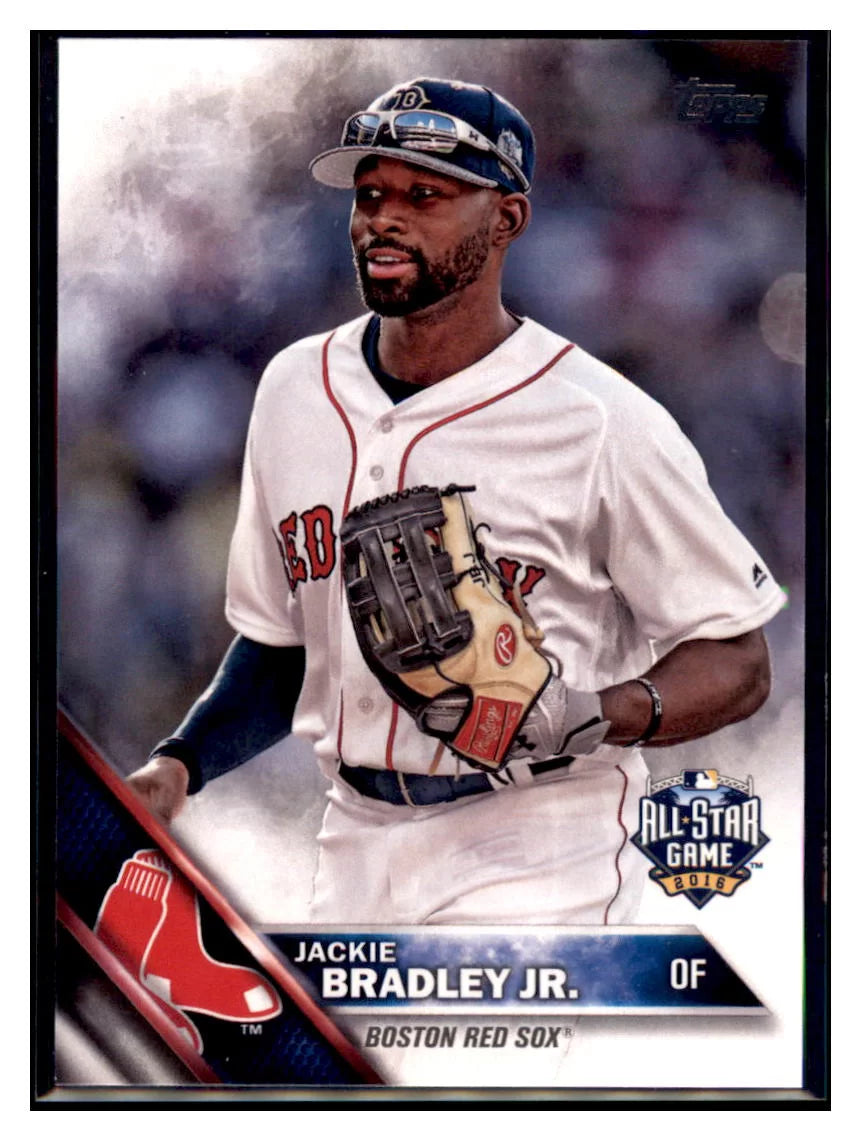2016 Topps Update Jackie Bradley Jr.  Boston Red Sox #US192 Baseball card   MATV4 simple Xclusive Collectibles