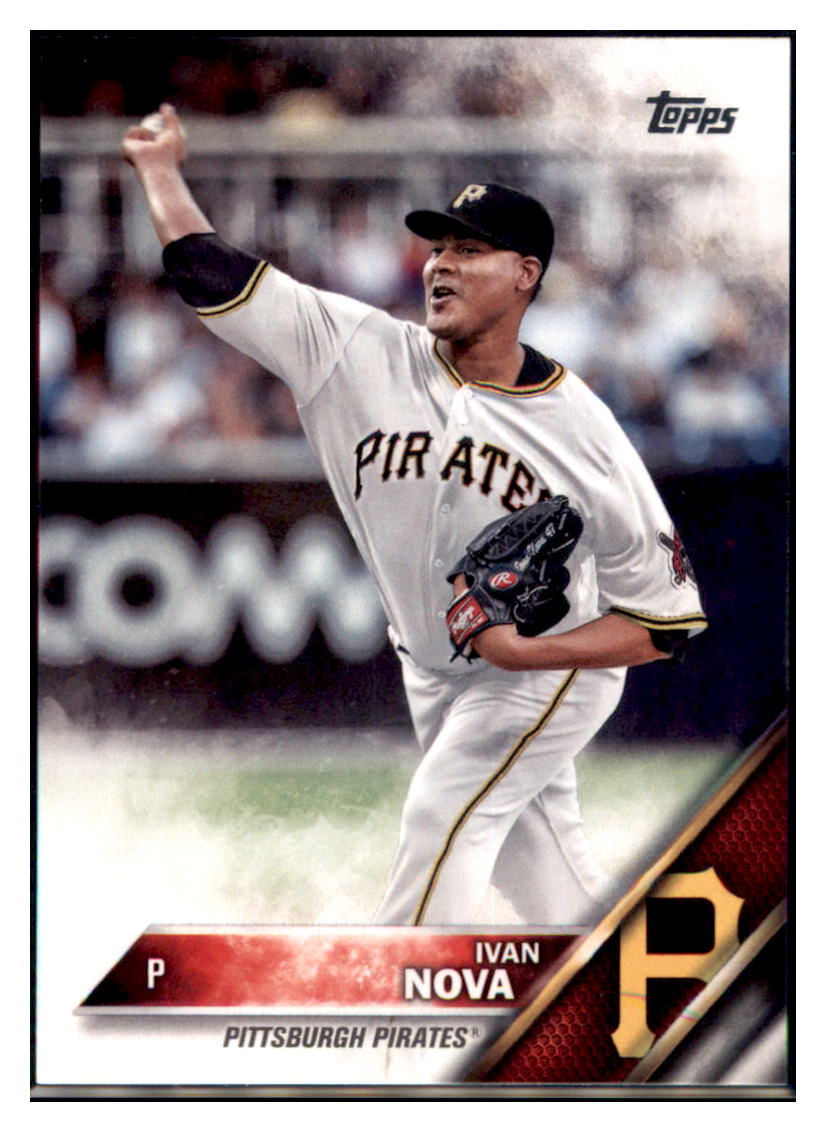 2016 Topps Update Ivan Nova  Pittsburgh Pirates #US49 Baseball card   MATV4 simple Xclusive Collectibles
