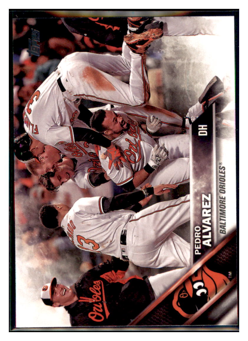 2016 Topps Update Pedro Alvarez Baltimore Orioles #US8 Baseball card MATV4 simple Xclusive Collectibles