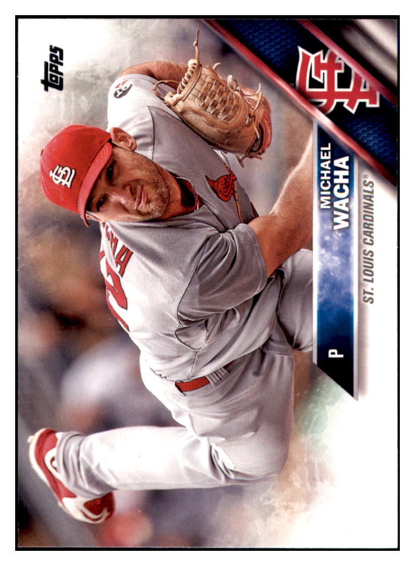 2016 Topps Michael Wacha  St. Louis Cardinals #579 Baseball card   MATV4 simple Xclusive Collectibles