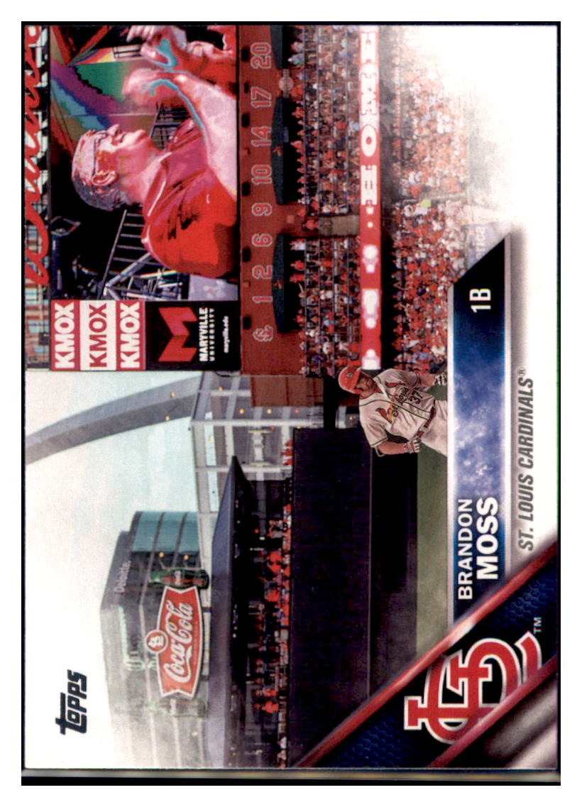 2016 Topps Update Brandon Moss  St. Louis Cardinals #US199 Baseball
  card   MATV4 simple Xclusive Collectibles
