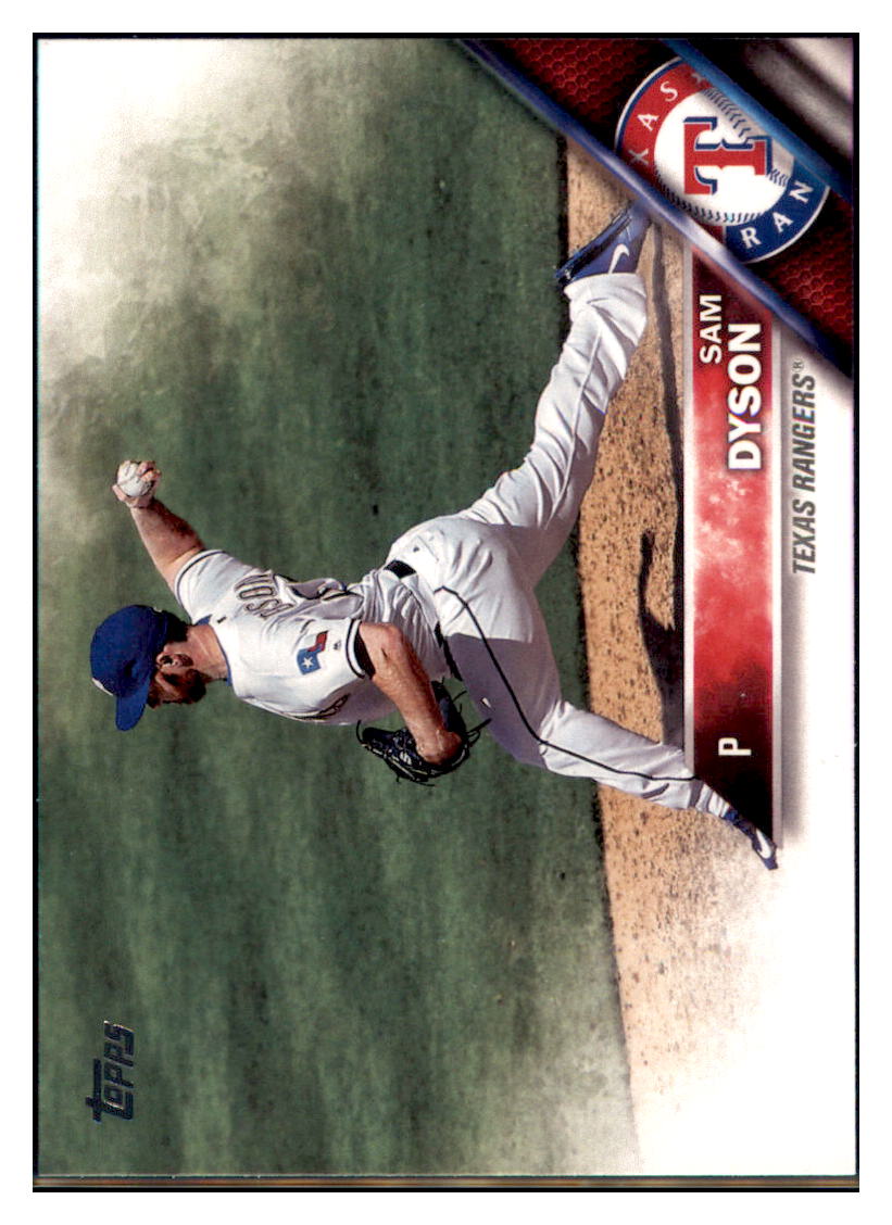 2016 Topps Update Sam Dyson Texas Rangers #US248 Baseball card MATV4 simple Xclusive Collectibles