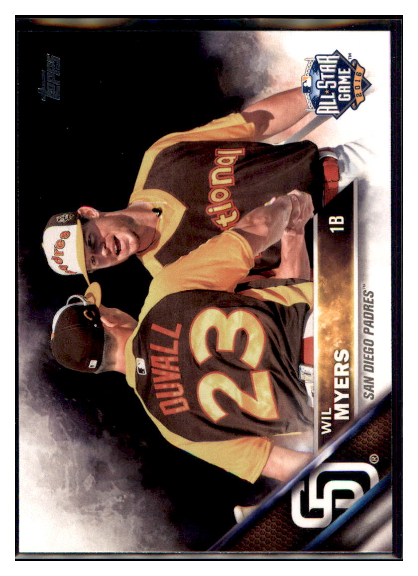 2016 Topps Update Wil Myers San Diego Padres #US52a Baseball card MATV4 simple Xclusive Collectibles