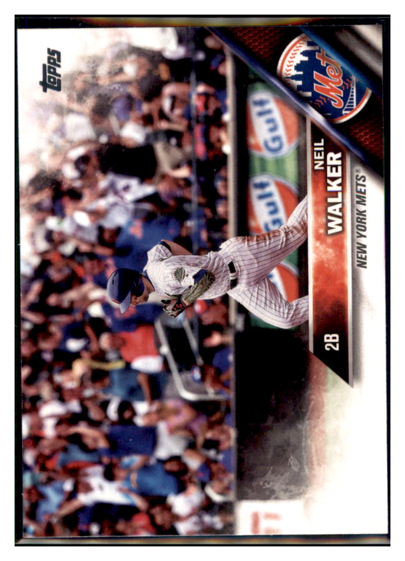 2016 Topps Update Neil Walker  New York Mets #US22 Baseball card   MATV4 simple Xclusive Collectibles