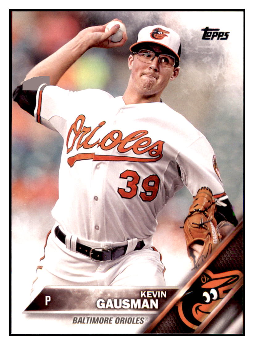 2016 Topps Kevin Gausman Baltimore Orioles #180 Baseball card   MATV4 simple Xclusive Collectibles
