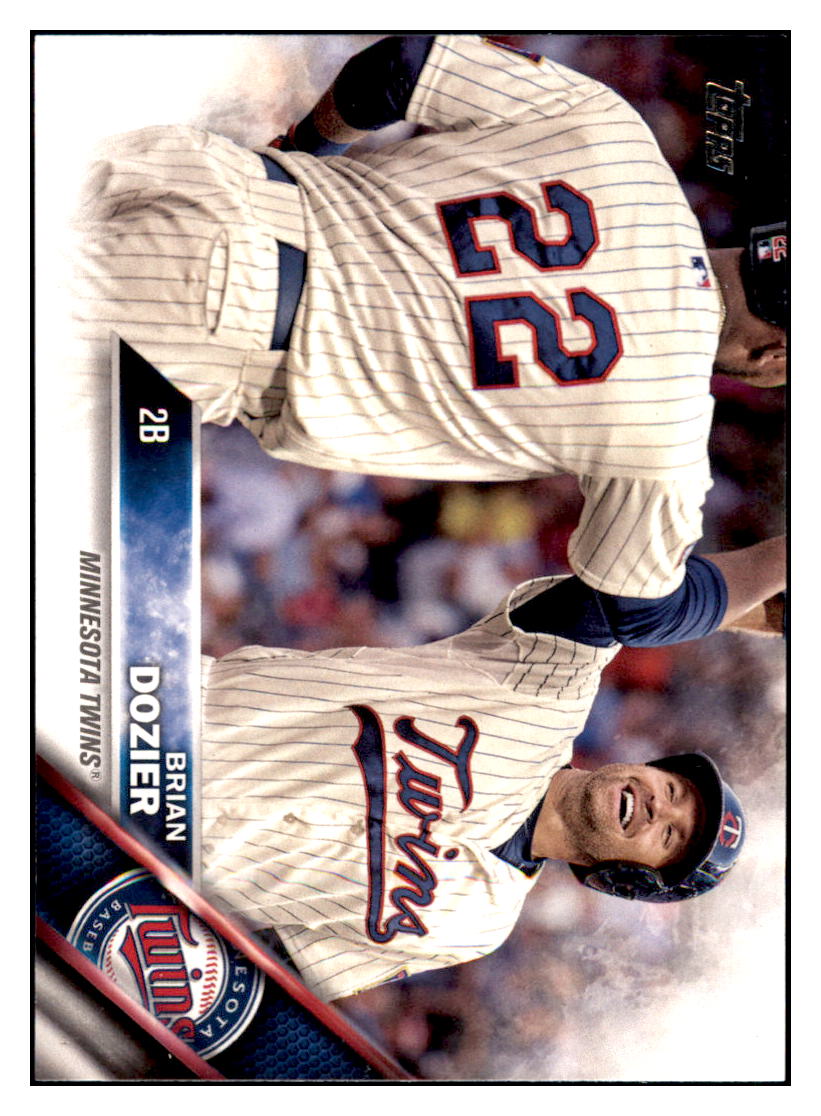 2016 Topps Brian Dozier  Minnesota Twins #308 Baseball card   MATV4 simple Xclusive Collectibles