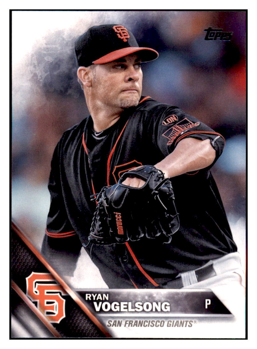 2016 Topps Ryan Vogelsong San Francisco Giants #230 Baseball
card MATV4 simple Xclusive Collectibles