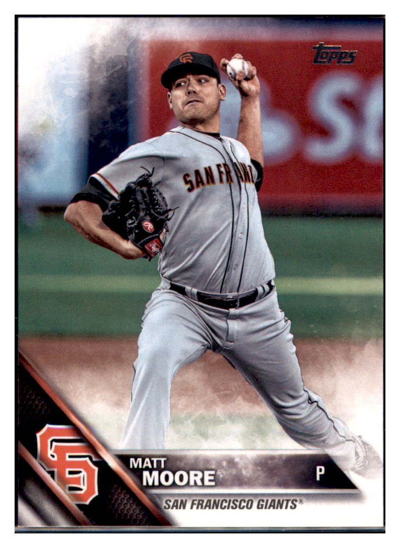 2016 Topps Update Matt Moore San Francisco Giants #US148 Baseball
card MATV4 simple Xclusive Collectibles