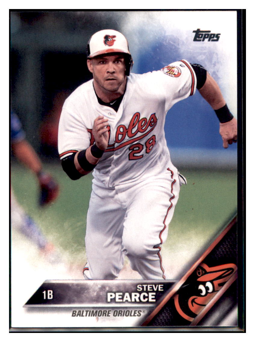 2016 Topps Update Steve Pearce  Baltimore Orioles #US64 Baseball card   MATV4 simple Xclusive Collectibles