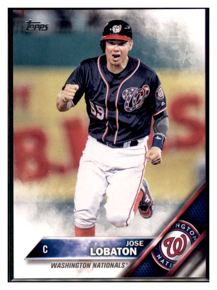 2016 Topps Update Jose Lobaton Washington Nationals #US26 Baseball
card MATV4 simple Xclusive Collectibles