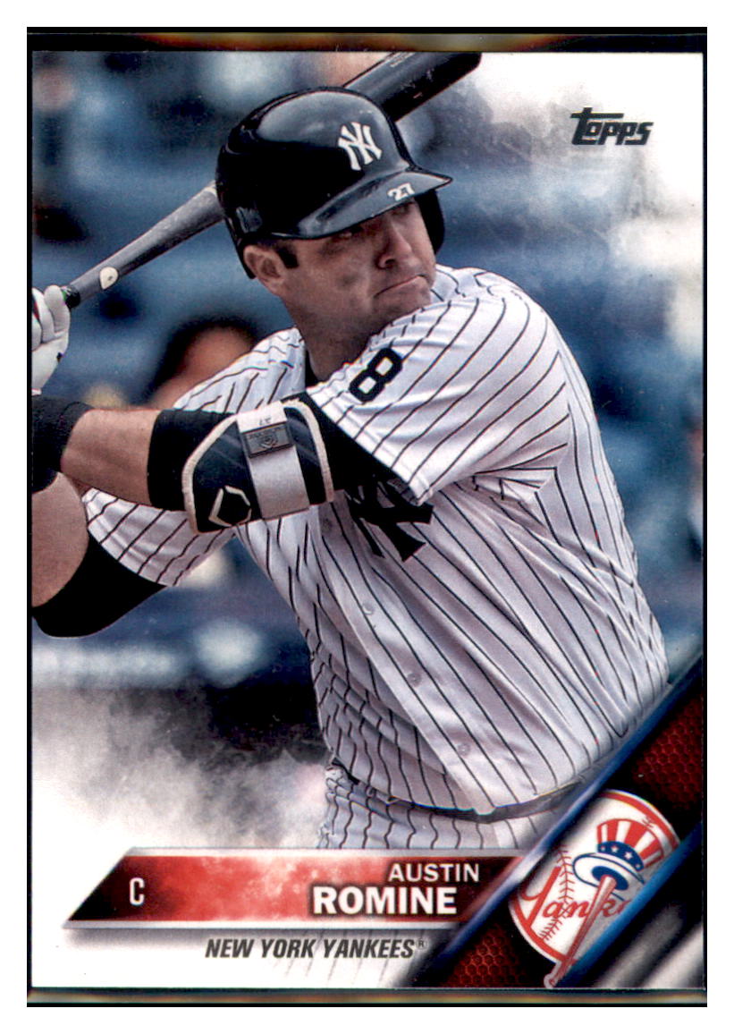 2016 Topps Update Austin Romine New York Yankees #US47 Baseball card MATV4 simple Xclusive Collectibles