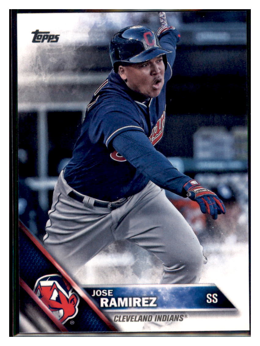 2016 Topps Update Jose Ramirez Cleveland Indians #US202 Baseball card MATV4 simple Xclusive Collectibles