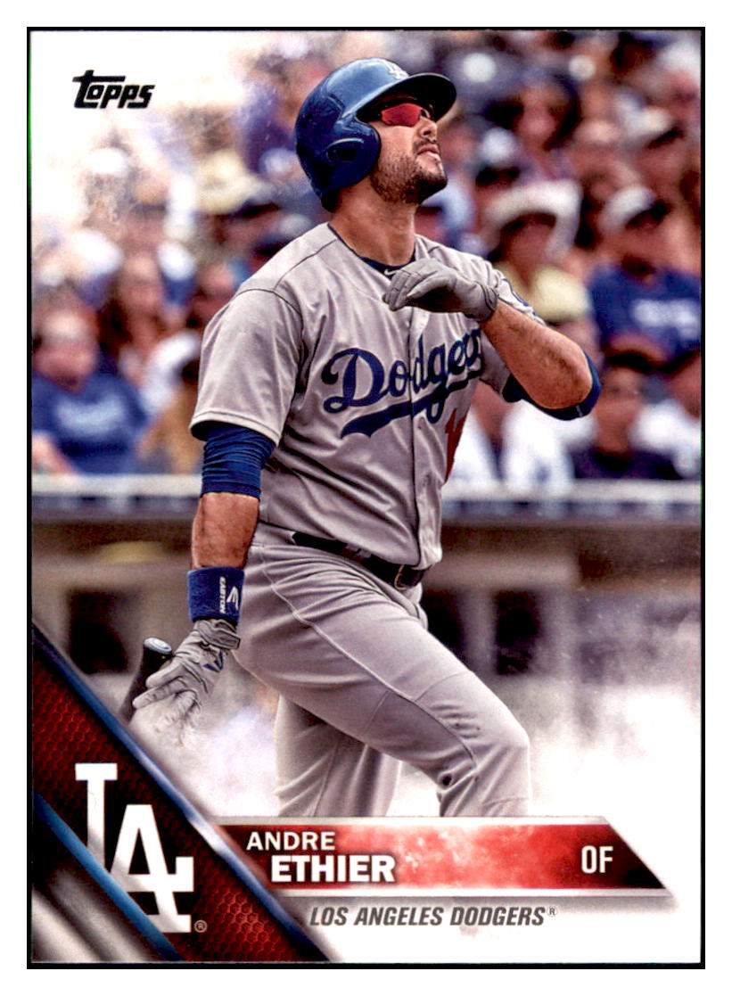 2016 Topps Los Angeles Dodgers Andre
Ethier Los Angeles Dodgers #LAD-10
Baseball card MATV4 simple Xclusive Collectibles