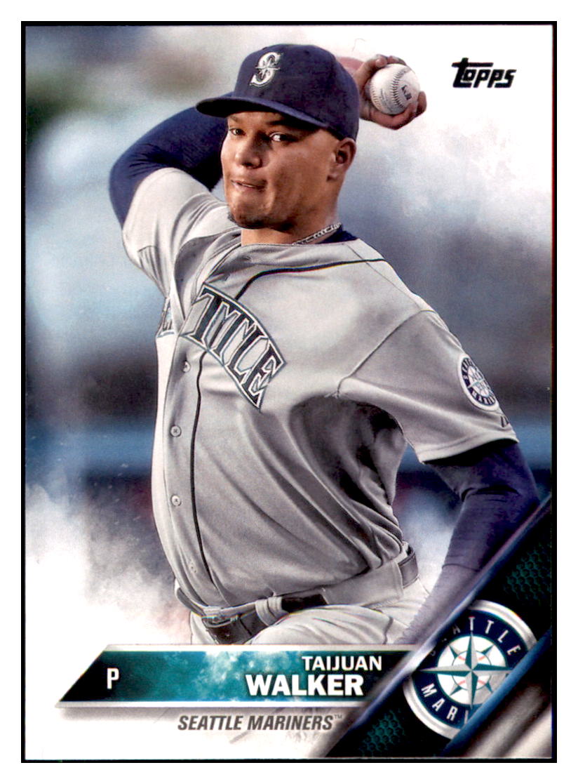2016 Topps Taijuan Walker Seattle Mariners #99 Baseball card MATV4 simple Xclusive Collectibles