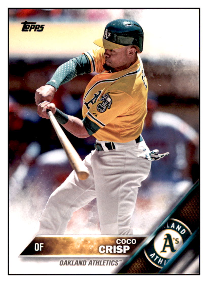2016 Topps Coco Crisp  Oakland Athletics #111 Baseball card   MATV4 simple Xclusive Collectibles