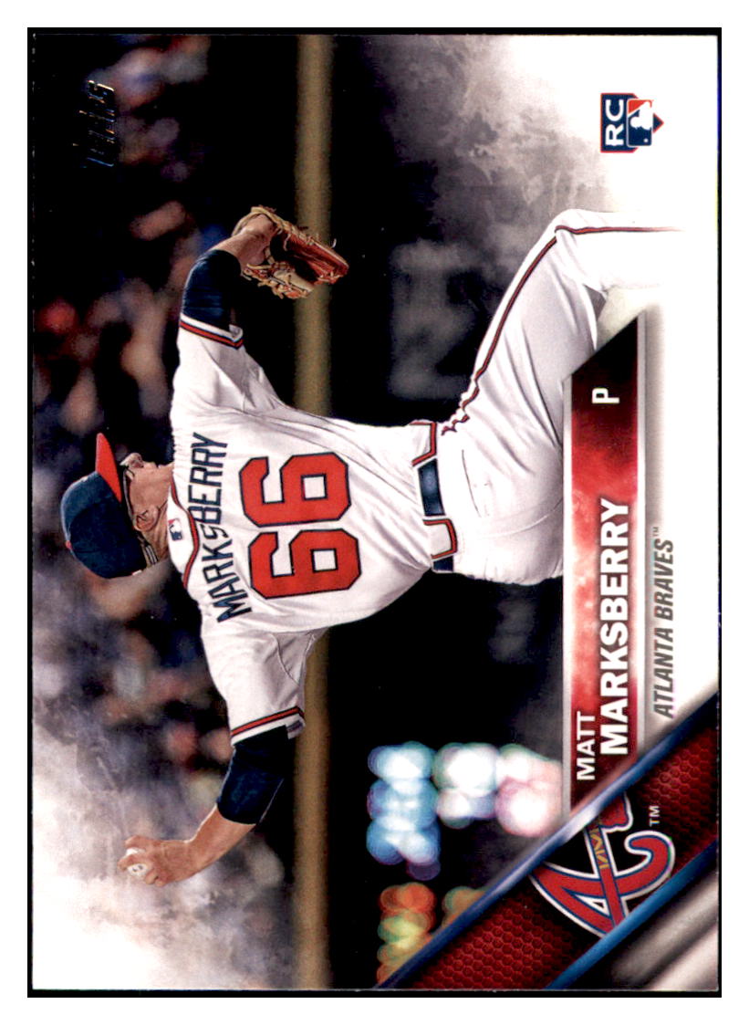 2016 Topps Matt Marksberry Atlanta Braves #532 Baseball card MATV4 simple Xclusive Collectibles