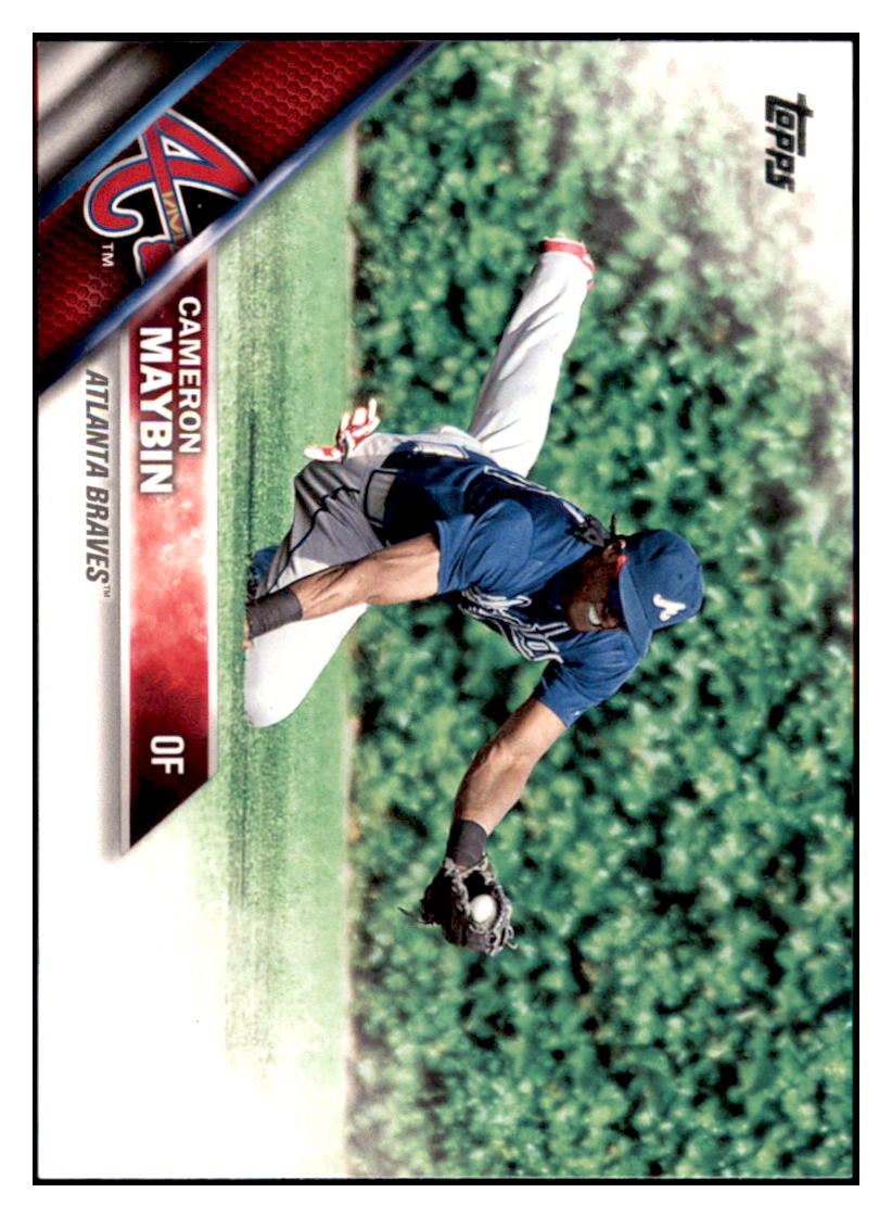 2016 Topps Cameron Maybin  Atlanta Braves #156 Baseball card   MATV4 simple Xclusive Collectibles