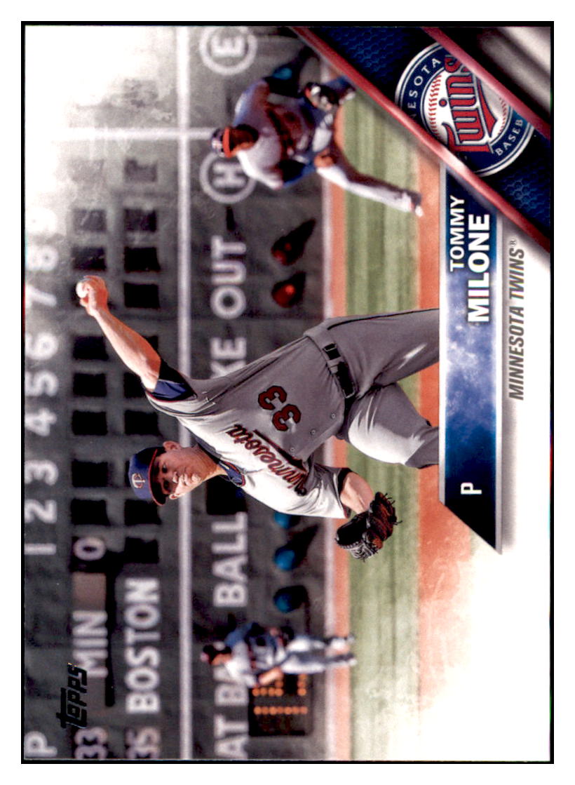 2016 Topps Tommy Milone  Minnesota Twins #624 Baseball card   MATV4 simple Xclusive Collectibles