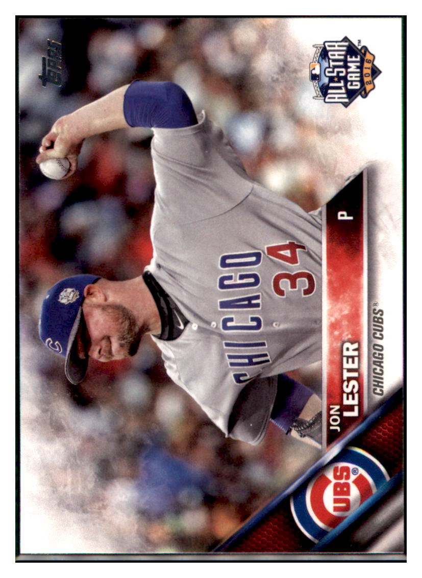 2016 Topps Update Jon Lester Chicago Cubs #US160 Baseball card MATV4 simple Xclusive Collectibles