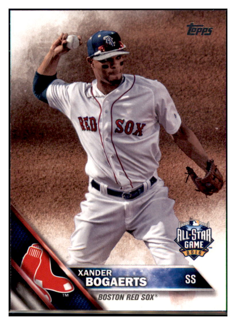 2016 Topps Update Xander Bogaerts Boston Red Sox #US115 Baseball card MATV4 simple Xclusive Collectibles