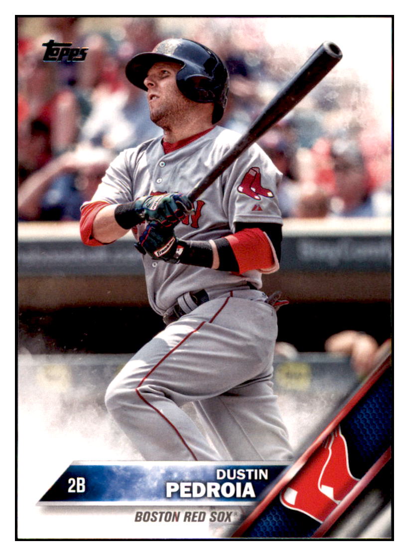 2016 Topps Dustin Pedroia  Boston Red Sox #246 Baseball card   MATV4 simple Xclusive Collectibles