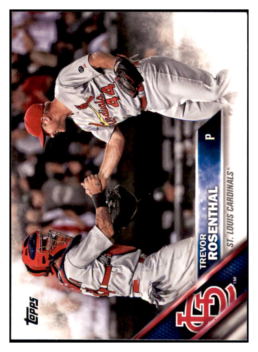 2016 Topps Trevor Rosenthal St. Louis Cardinals #484 Baseball card MATV4 simple Xclusive Collectibles
