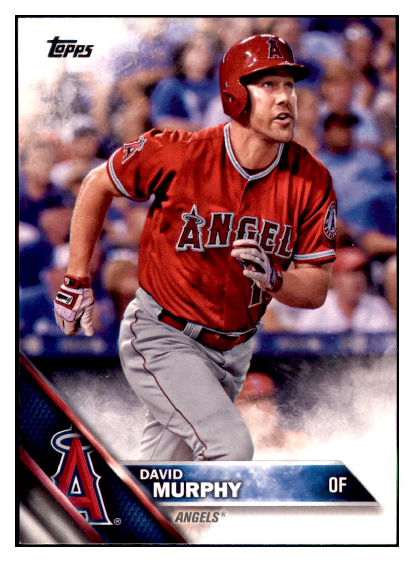 2016 Topps David Murphy Los Angeles Angels #227 Baseball card MATV4 simple Xclusive Collectibles