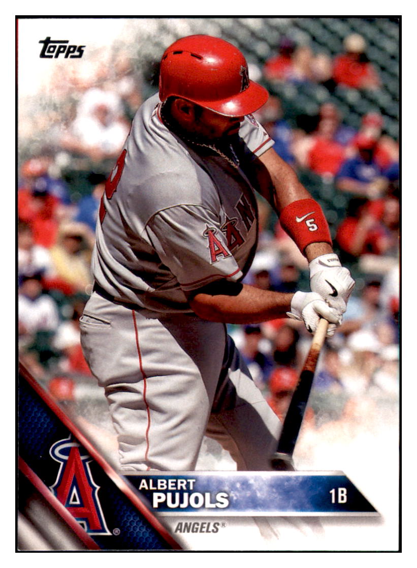 2016 Topps Albert Pujols Swinging Los
Angeles Angels #500b Baseball card
MATV4 simple Xclusive Collectibles