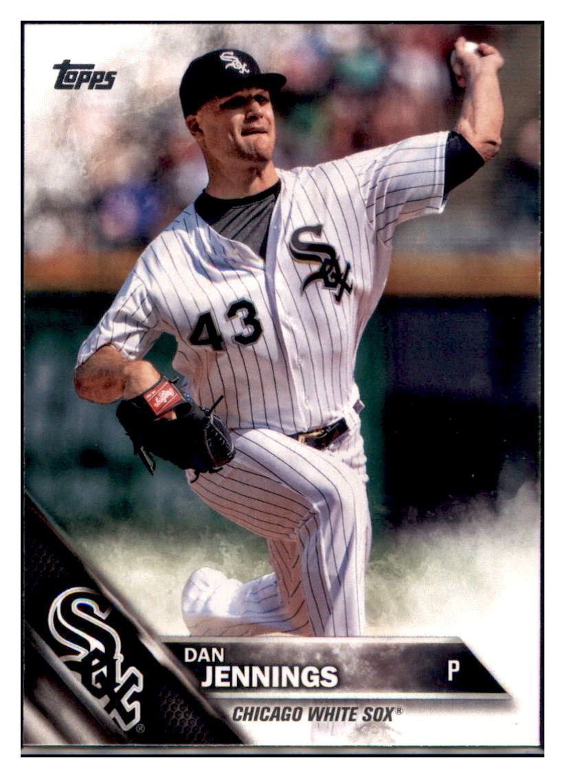 2016 Topps Update Dan Jennings  Chicago White Sox #US91 Baseball card   MATV4 simple Xclusive Collectibles