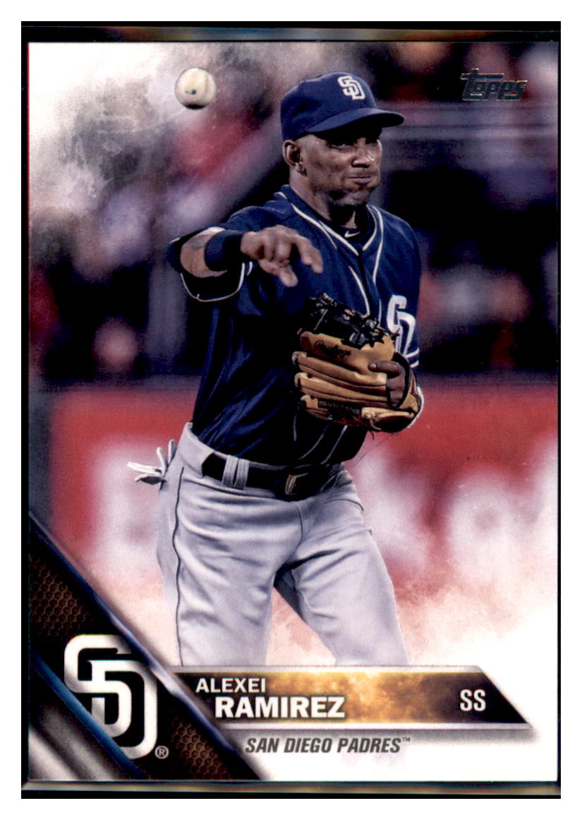 2016 Topps Update Alexei Ramirez San Diego Padres #US16 Baseball card MATV4 simple Xclusive Collectibles