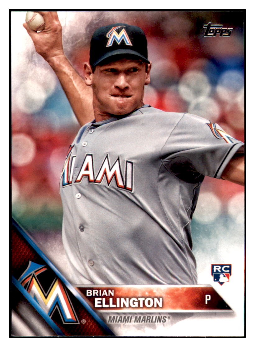 2016 Topps Brian Ellington  Miami Marlins #226 Baseball card   MATV4 simple Xclusive Collectibles