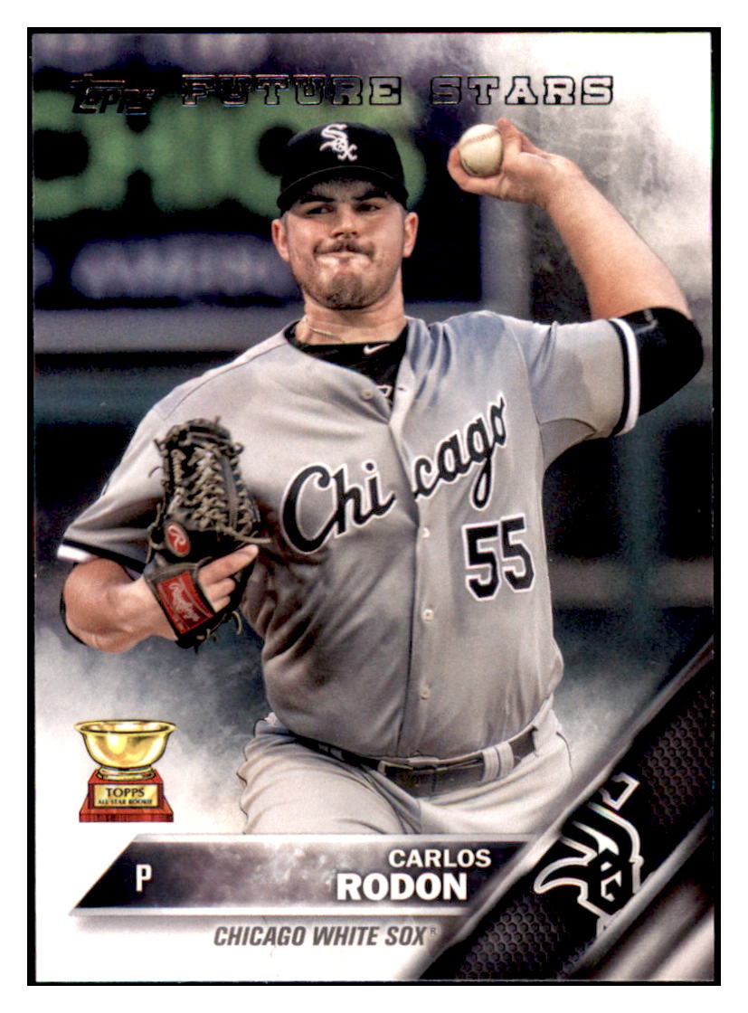 2016 Topps Carlos Rodon  Chicago White Sox #543 Baseball card   MATV4 simple Xclusive Collectibles
