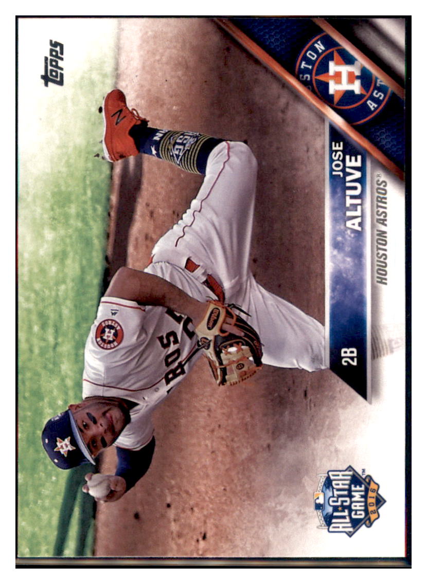 2016 Topps Update Jose Altuve  Houston Astros #US288a Baseball card   MATV4 simple Xclusive Collectibles   