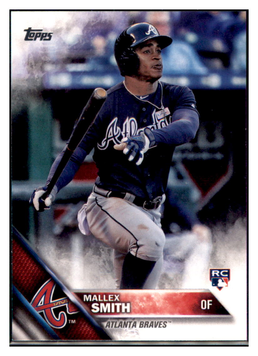 2016 Topps Update Mallex Smith Atlanta Braves #US244 Baseball card MATV4 simple Xclusive Collectibles