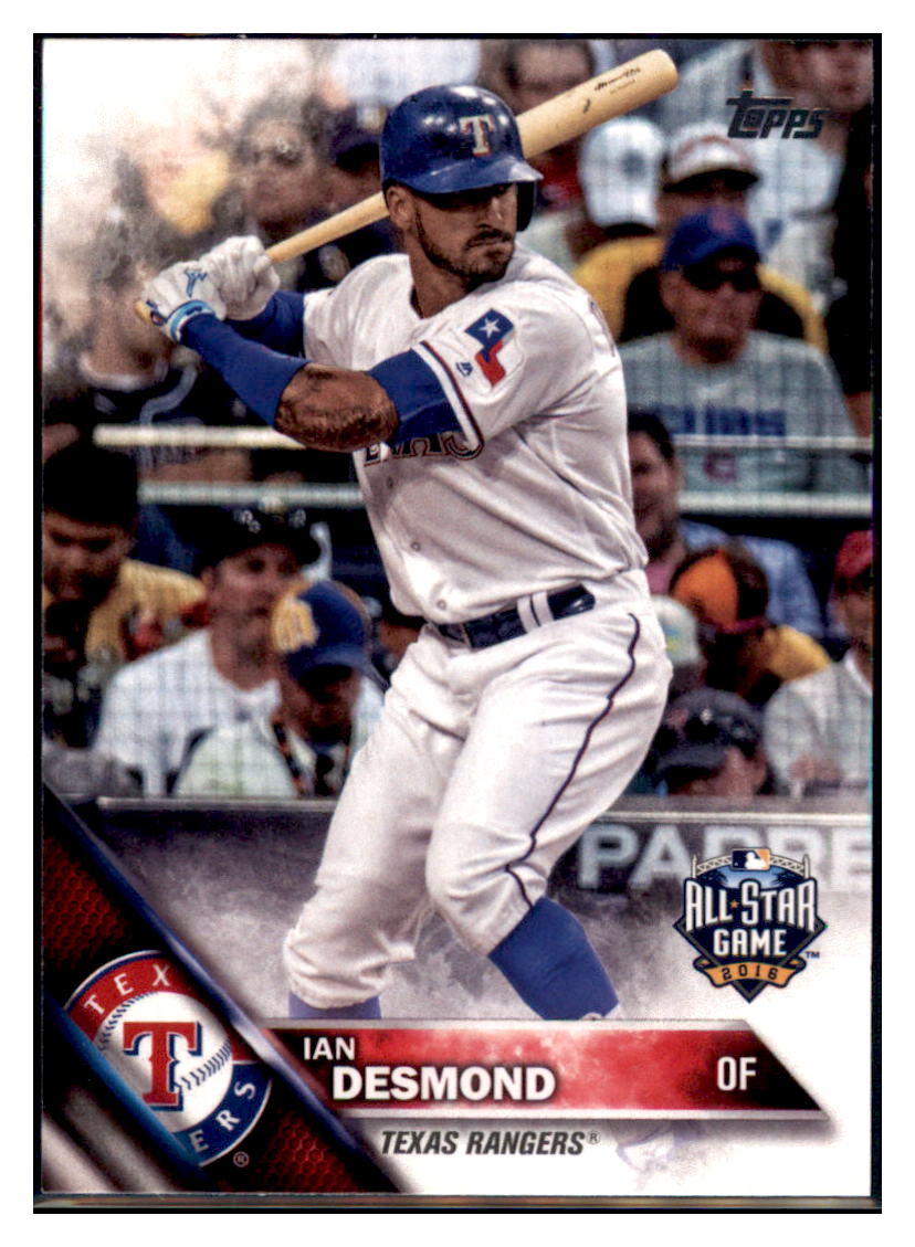 2016 Topps Update Ian Desmond  Texas Rangers #US23 Baseball card   MATV4 simple Xclusive Collectibles
