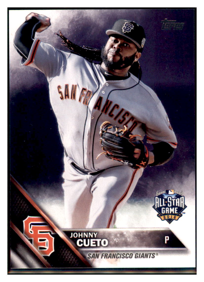 2016 Topps Update Johnny Cueto San Francisco Giants #US252 Baseball
card MATV4 simple Xclusive Collectibles