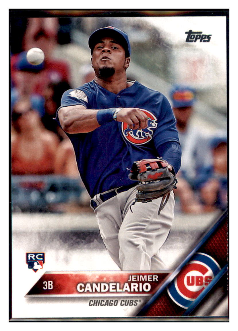 2016 Topps Update Jeimer Candelario Chicago Cubs #US81 Baseball card MATV4 simple Xclusive Collectibles