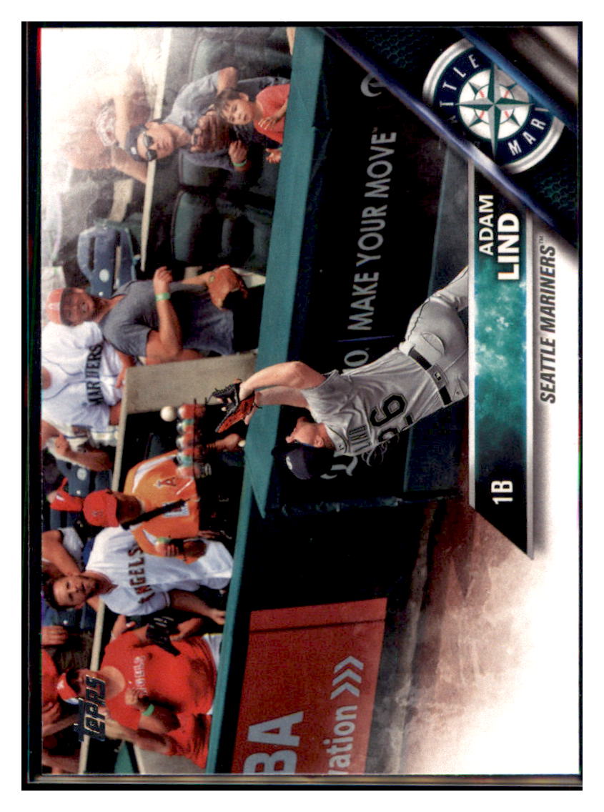 2016 Topps Update Adam Lind  Seattle Mariners #US94 Baseball card   MATV4 simple Xclusive Collectibles