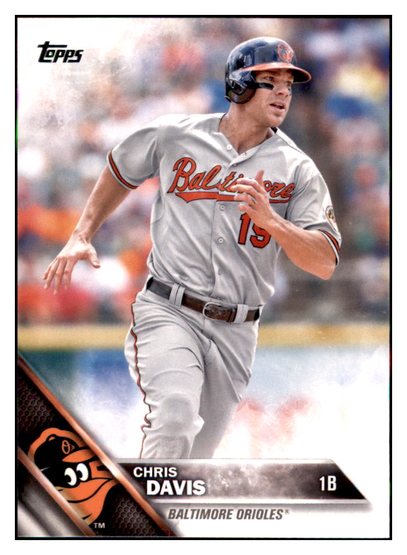 2016 Topps Chris Davis Baltimore Orioles #14 Baseball card MATV4 simple Xclusive Collectibles